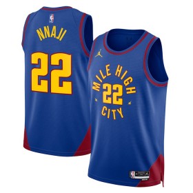 Dres Denver Nuggets Zeke Nnaji 22 Jordan 2022-23 Statement Edition Plava Swingman